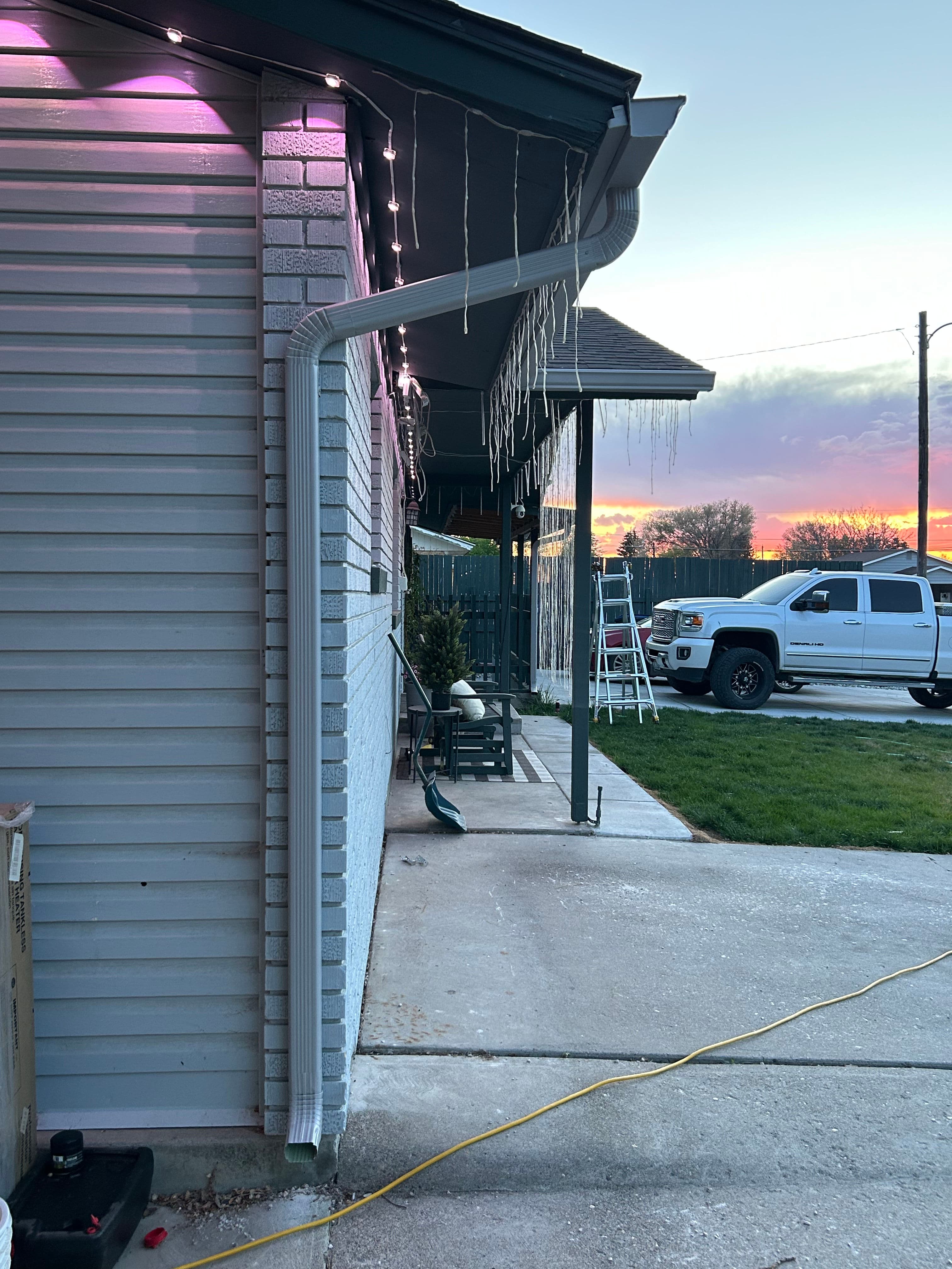 Project Seamless Gutter and Downspout Install in Rupert Idaho image
