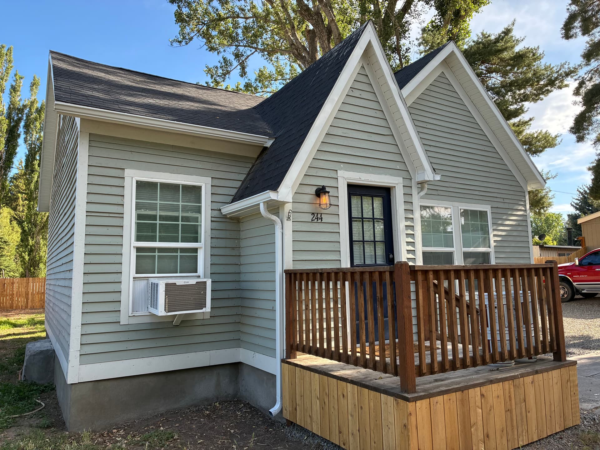 New Gutters, Fascia, and Leaf Guards on a Mini-Cassia Home